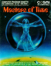 Masters of Time Commodore 64  box art